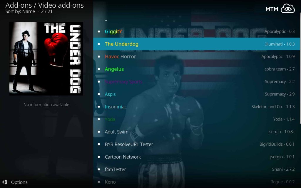 Choose The Underdog from Illuminati to Install