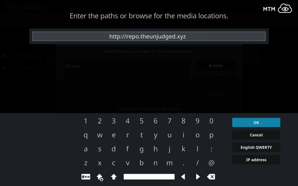 Enter Illuminati Repo Source URL and Click OK