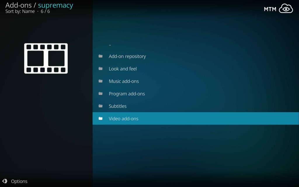 Enter Video Add-ons in Supremacy Repo