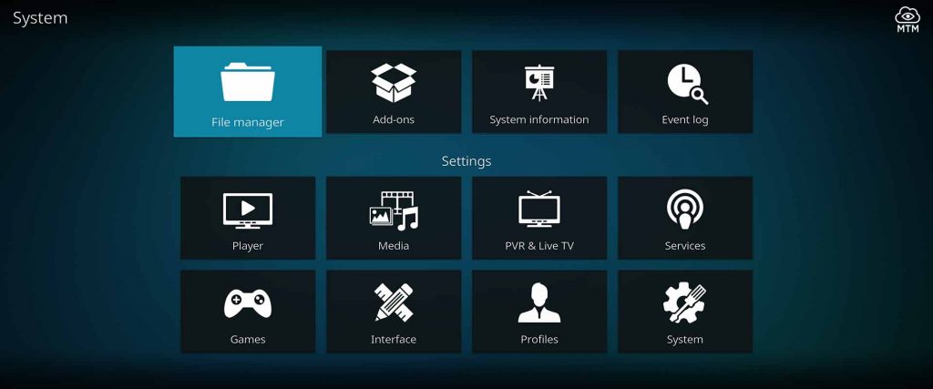 click file manager to begin supreme builds wizard kodi repository install