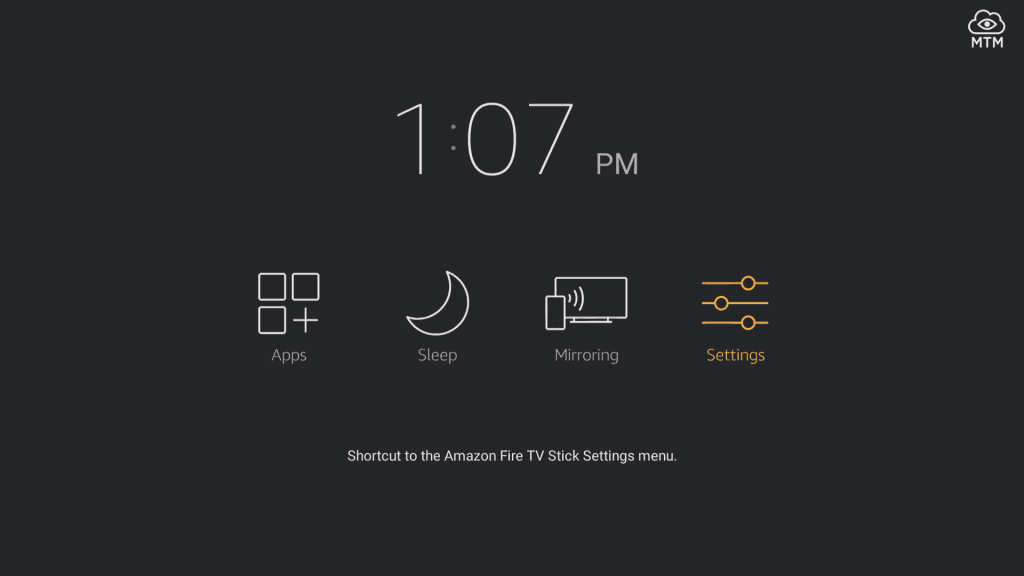 firestick quick menu settings shortcut