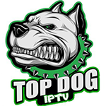 top dog iptv service live channels provider logo