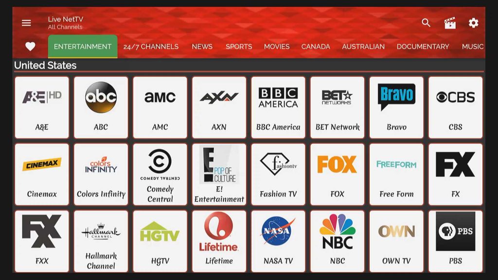 live net tv usa cable channels