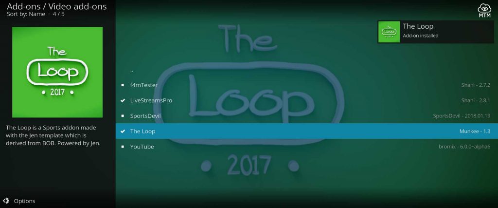 watch live and vod sports streams with the loop
