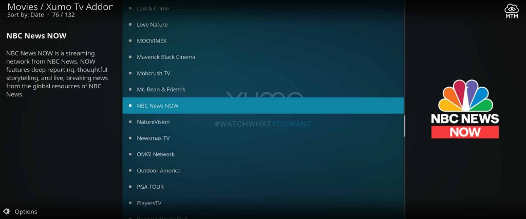 Crew Repo Xumo Movies & TV Kodi Addon Channels