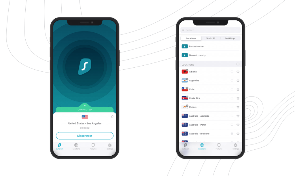 surfshark vpn iphone app