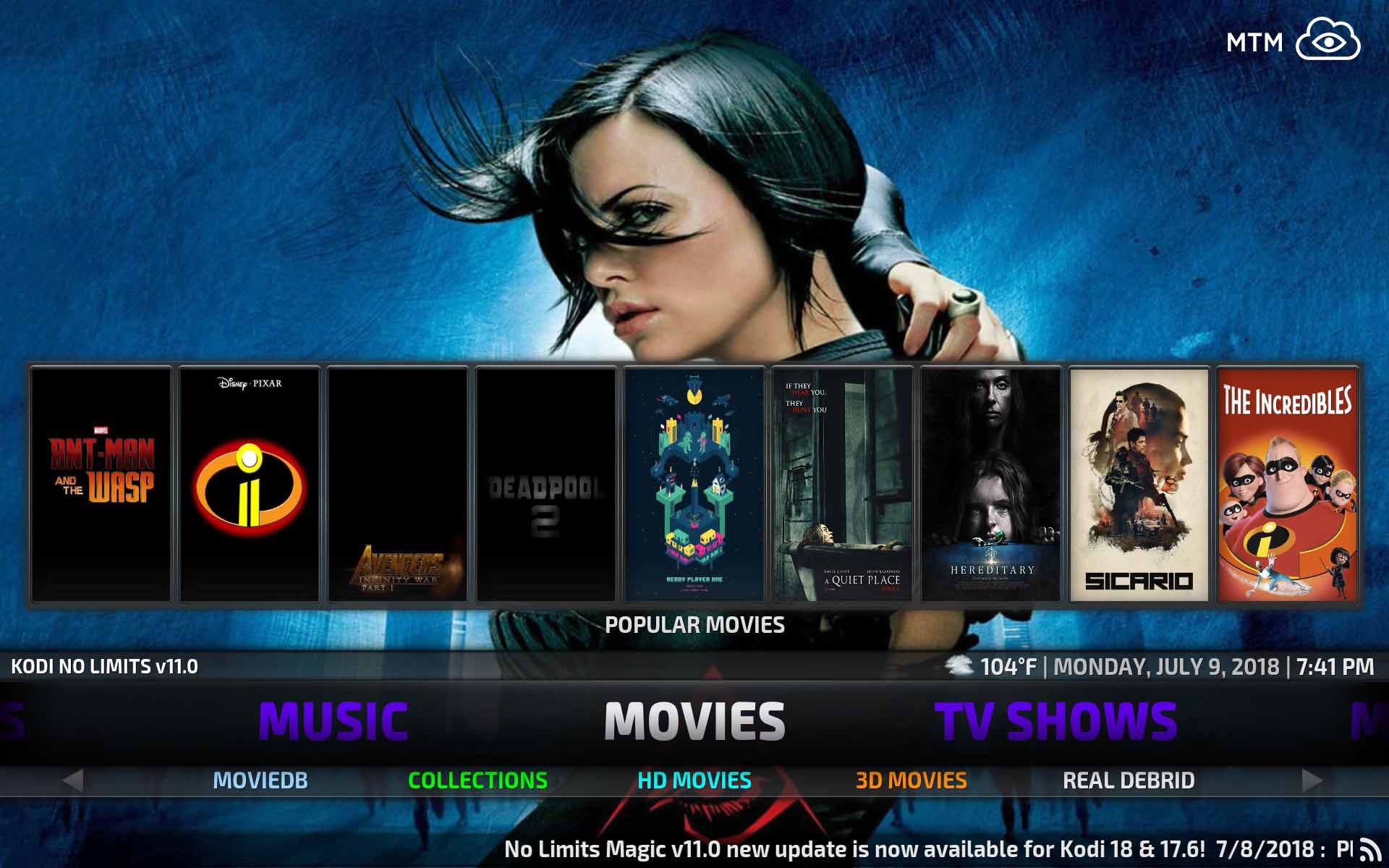 best kodi movie build