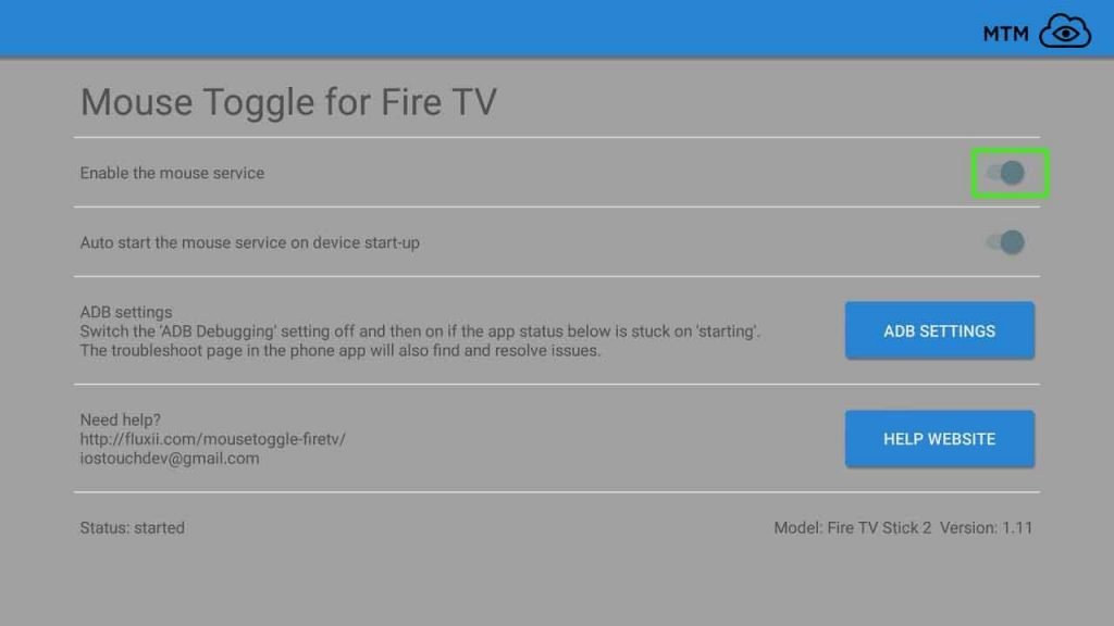 Enable Mouse Toggle on Fire TV or Fire Stick