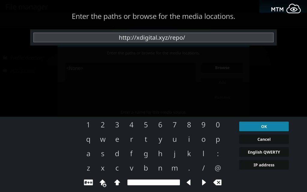 Enter Digital Repo Source URL Address for free live iptv