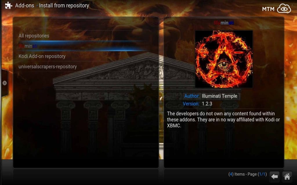 How to Install Illuminati Repository on Kodi 16.1 Jarvis