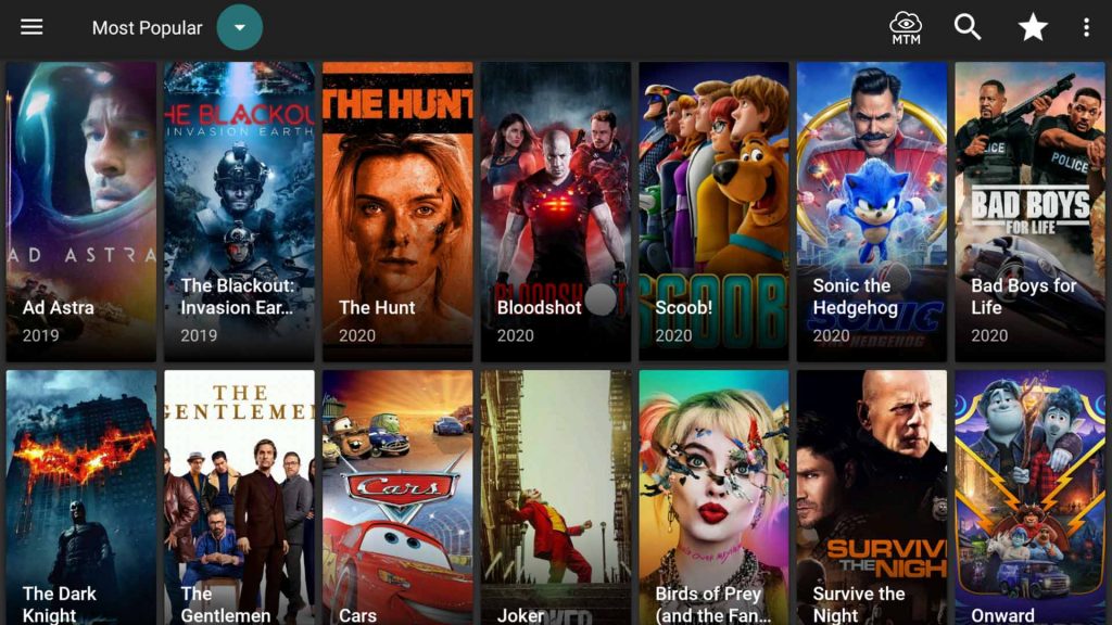 cyberflix tv apk app popular movies category