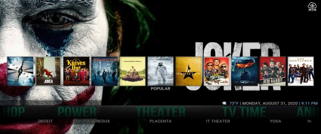free movie streams in Cell-X5 kodi build from supreme builds
