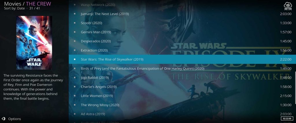 the crew kodi addon free streaming movies category